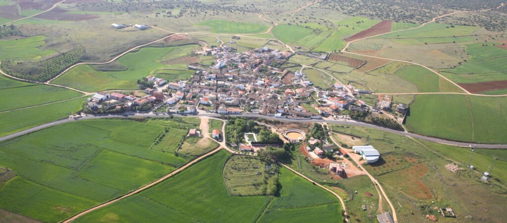 Vista aérea de robledo